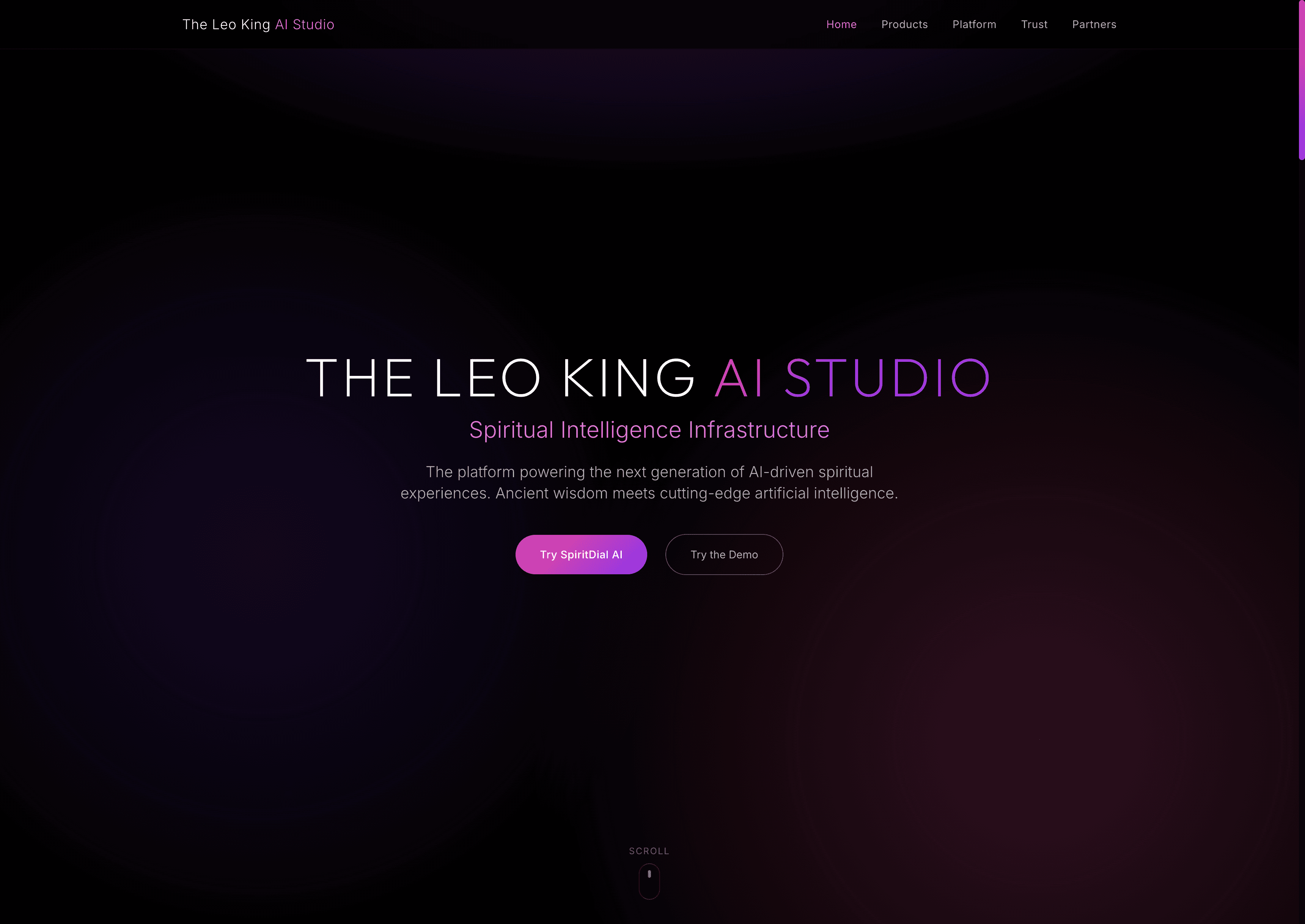 The Leo King AI Studio brand artwork